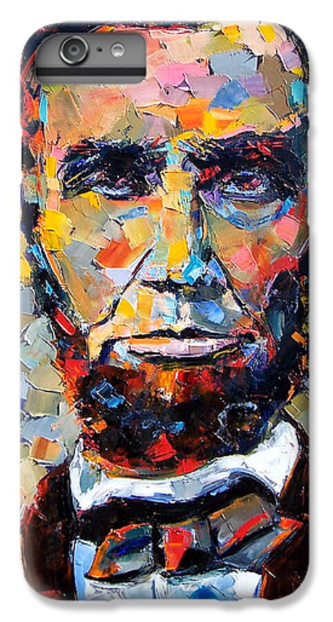 President iPhone 6s Plus Case featuring the painting Abraham Lincoln portrait by Debra Hurd