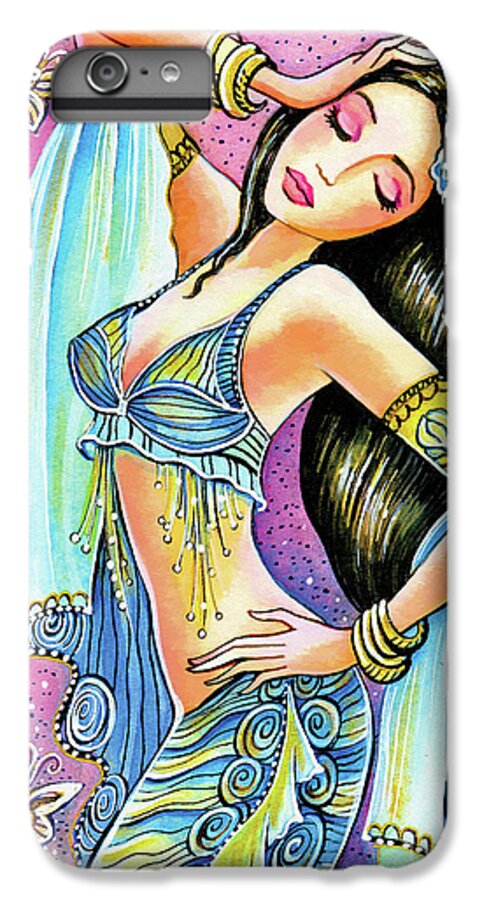 Belly Dancer iPhone 6s Plus Case featuring the painting Amrita by Eva Campbell