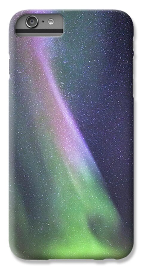 Aurora iPhone 6s Plus Case featuring the photograph Aurora abstract by Hitendra SINKAR