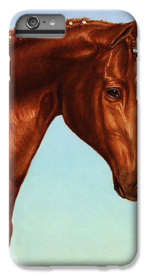 Horse iPhone 6s Plus Case featuring the painting Braided by James W Johnson