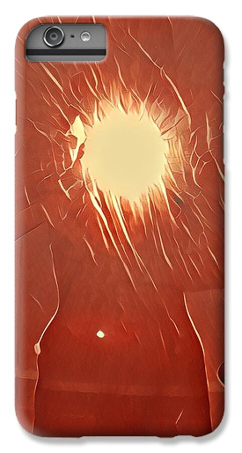 🤳 Selfie iPhone 6s Plus Case featuring the digital art Catching Fire by Gina Callaghan