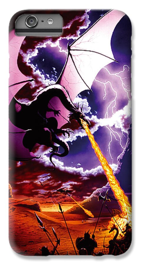Dragon iPhone 6s Plus Case featuring the photograph Dragon Attack by MGL Meiklejohn Graphics Licensing
