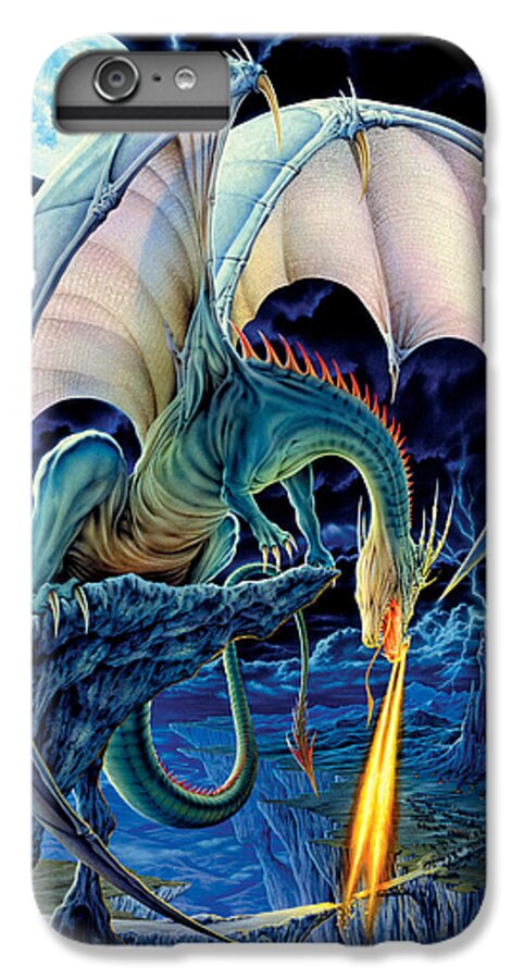 Dragon iPhone 6s Plus Case featuring the photograph Dragon Causeway by MGL Meiklejohn Graphics Licensing