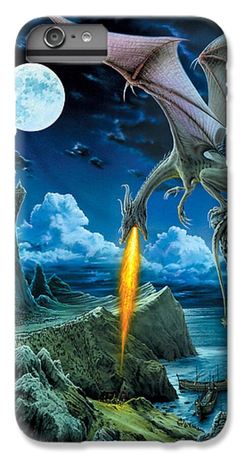 Dragon iPhone 6s Plus Case featuring the photograph Dragon Spit by MGL Meiklejohn Graphics Licensing
