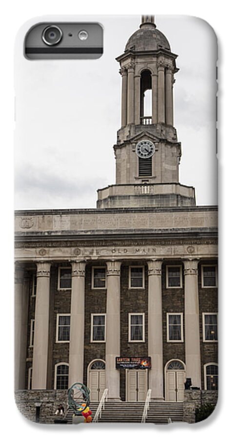 Penn State iPhone 6s Plus Case featuring the photograph Old Main Penn State from front by John McGraw