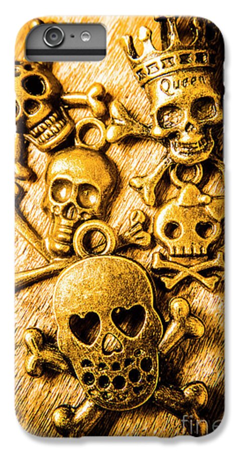 Skulls iPhone 6s Plus Case featuring the photograph Skulls and crossbones by Jorgo Photography
