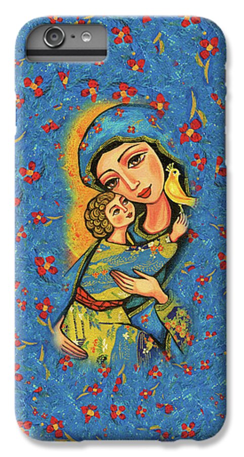 Mother And Child iPhone 6s Plus Case featuring the painting Mother Temple by Eva Campbell