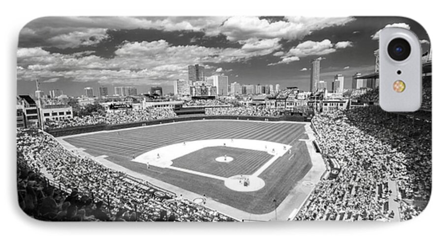 Chicago iPhone 7 Case featuring the photograph 0416 Wrigley Field Chicago by Steve Sturgill