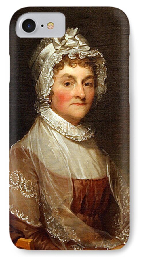 Abigail Smith Adams iPhone 7 Case featuring the photograph Abigail Smith Adams By Gilbert Stuart by Cora Wandel