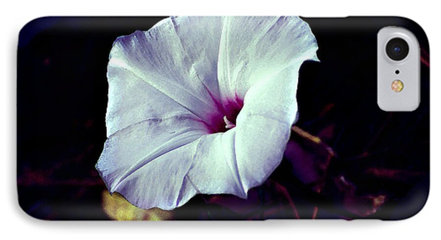 Flower iPhone 7 Case featuring the photograph Alabama Wild Morning Glory by Linda Cox