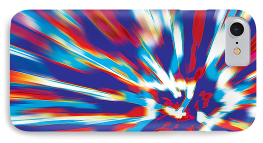 Abstract Photographs iPhone 7 Case featuring the digital art Bang #1 by David Davies