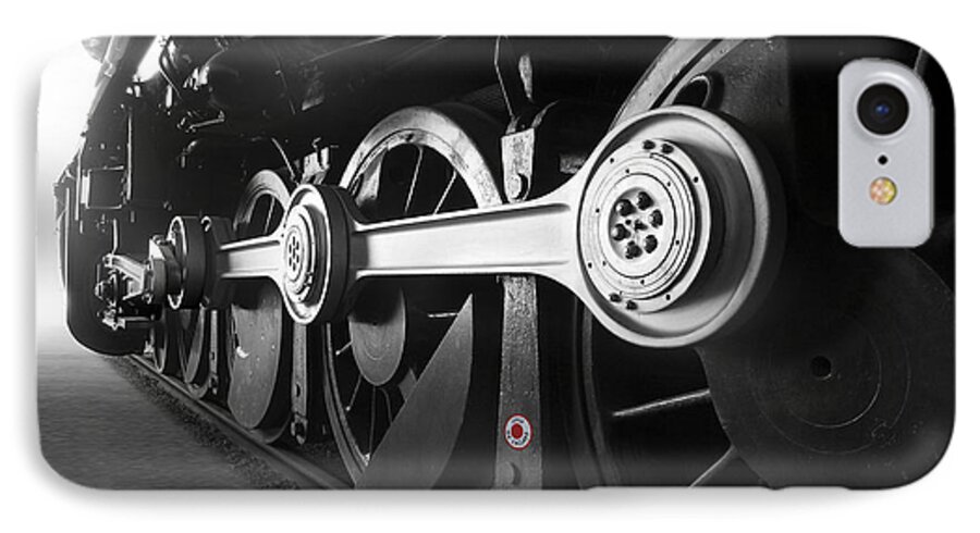 Transportation iPhone 7 Case featuring the photograph Big Wheels by Mike McGlothlen