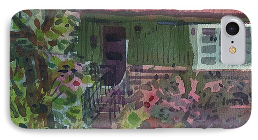 Residence iPhone 7 Case featuring the painting Entrance #1 by Donald Maier