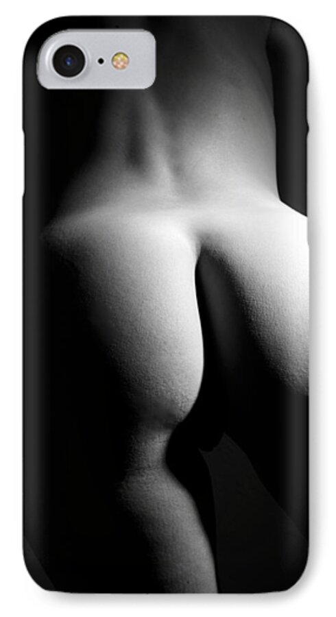 Black And White iPhone 7 Case featuring the photograph Figure Study #3 by Joe Kozlowski