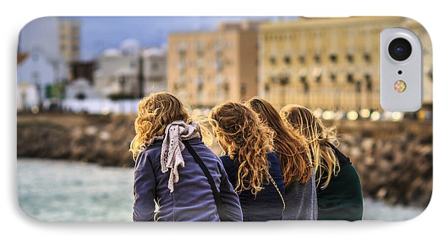 Andalucia iPhone 7 Case featuring the photograph Foreign Students Cadiz Spain #1 by Pablo Avanzini
