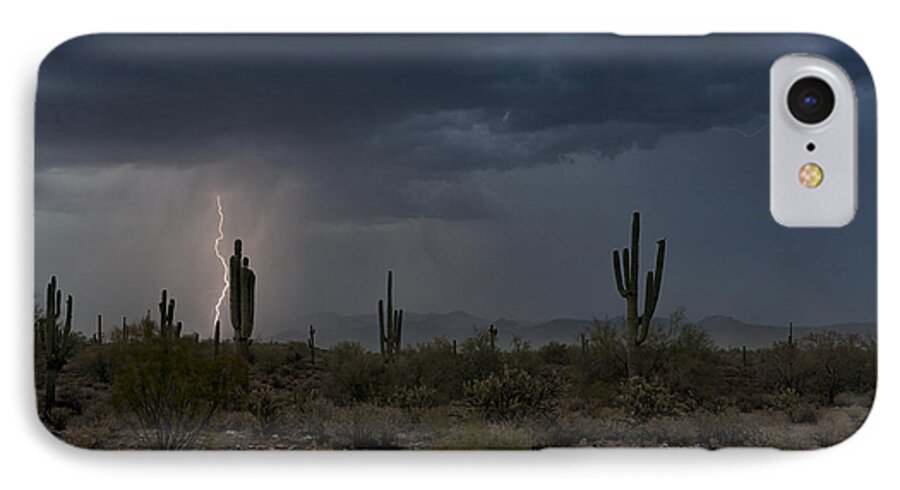 Lightning iPhone 7 Case featuring the photograph Lightning Strikes #1 by Saija Lehtonen