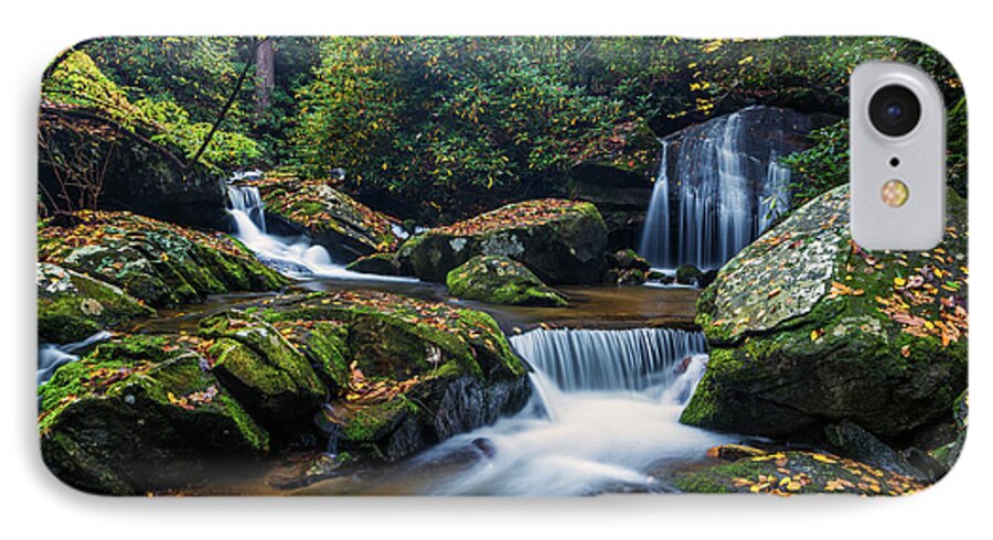 Autumn iPhone 7 Case featuring the photograph On the way to Catawba Falls #1 by Andres Leon