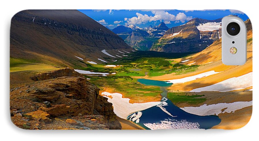 Montana iPhone 7 Case featuring the photograph Siyeh Pass #1 by Aaron Whittemore