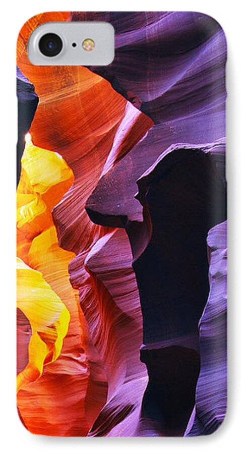 Antelope Canyon iPhone 7 Case featuring the photograph Somewhere in America Series - Antelope Canyon #1 by Lilia S