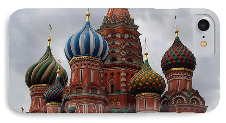 St. Basil's Cathedral iPhone 7 Case featuring the photograph St. Basil's Cathedral #1 by Jim McCullaugh