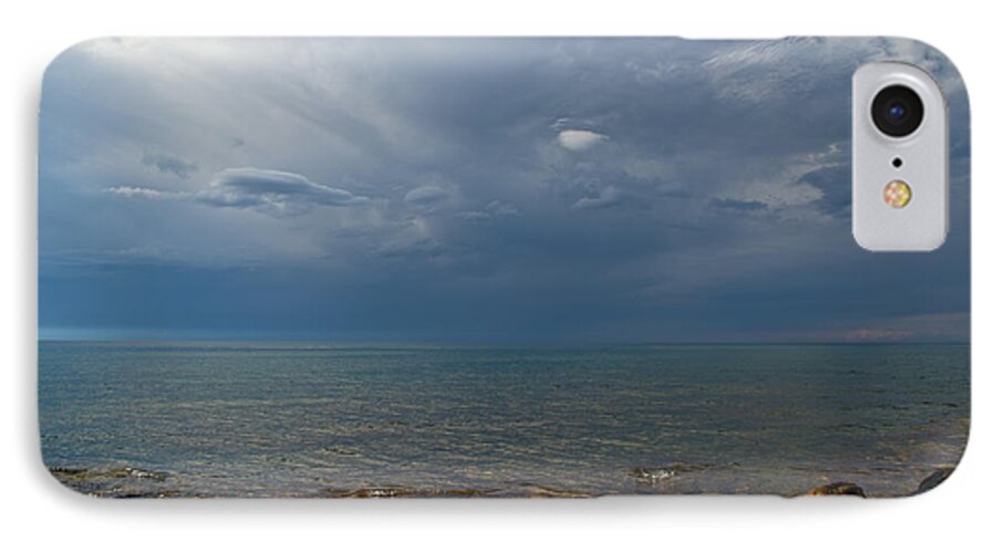  iPhone 7 Case featuring the photograph Storm Over Lake Superior #1 by Gary McCormick