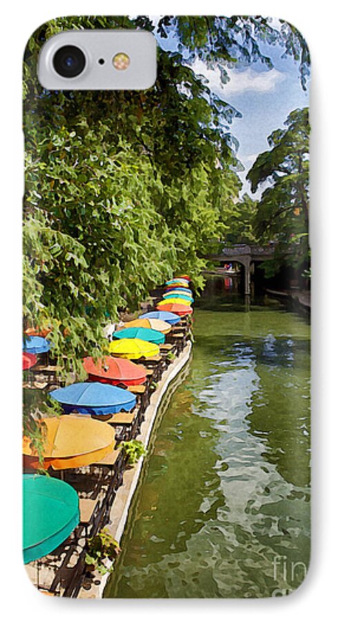 San Antonio River Walk iPhone 7 Case featuring the photograph The River Walk #1 by Erika Weber