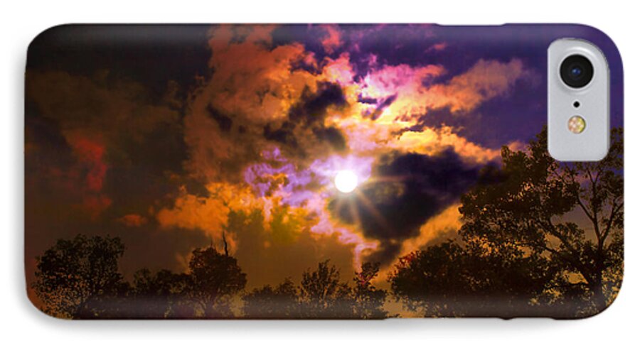 Sky iPhone 7 Case featuring the photograph Twilight #1 by Kathy Besthorn