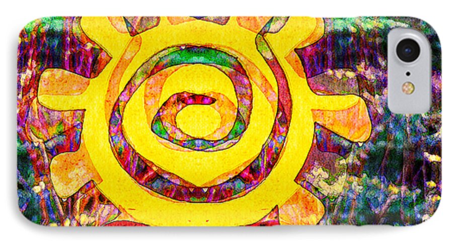 Abstract iPhone 7 Case featuring the photograph Whirligig #1 by Don Vine