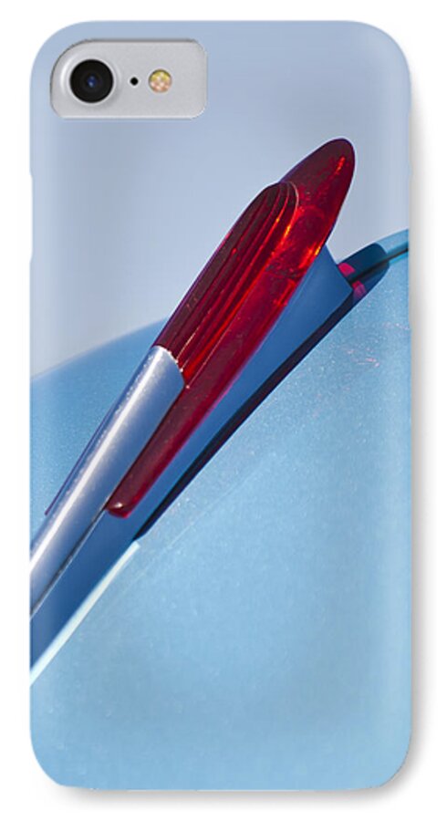 1950 Chevrolet iPhone 7 Case featuring the photograph 1950 Chevrolet Hood Ornament by Jill Reger