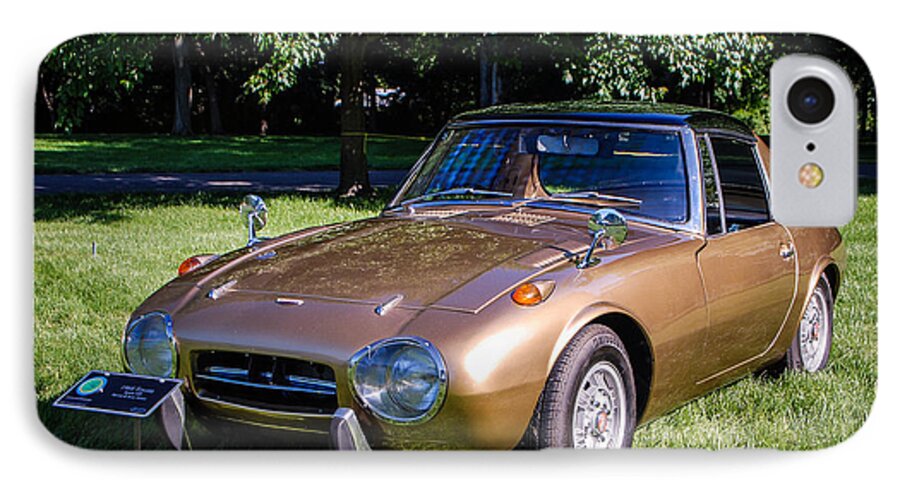 1968 Toyota Sports 800 iPhone 7 Case featuring the photograph 1968 Toyota Sports 800 by Grace Grogan