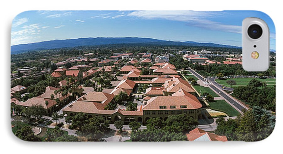 Photography iPhone 7 Case featuring the photograph Aerial View Of Stanford University #2 by Panoramic Images