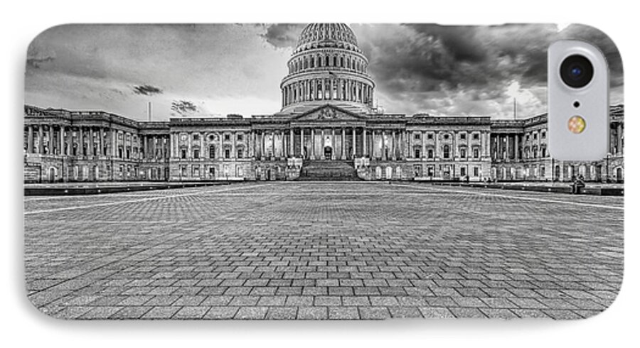 America iPhone 7 Case featuring the photograph Capitol Building #2 by Peter Lakomy