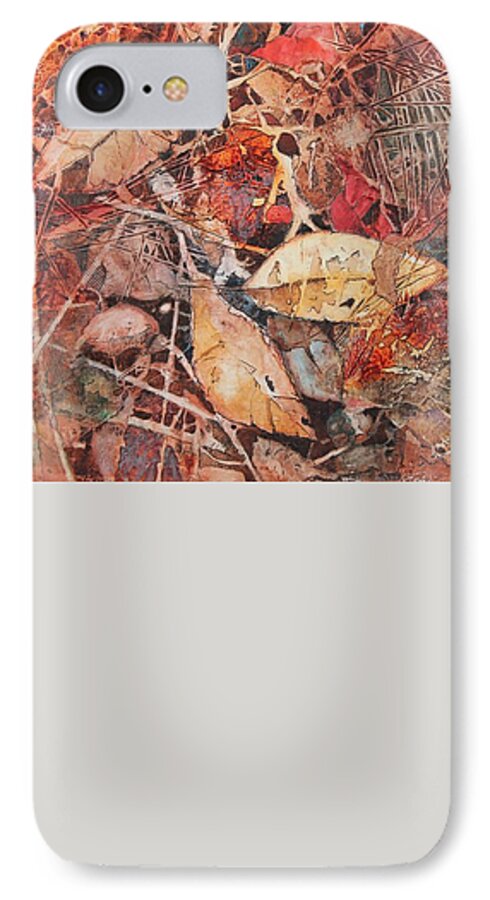 Tree iPhone 7 Case featuring the painting Fallen II by Elizabeth Carr