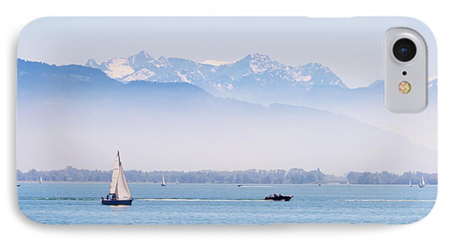 Alps iPhone 7 Case featuring the photograph Lake of Constance #2 by Nick Biemans