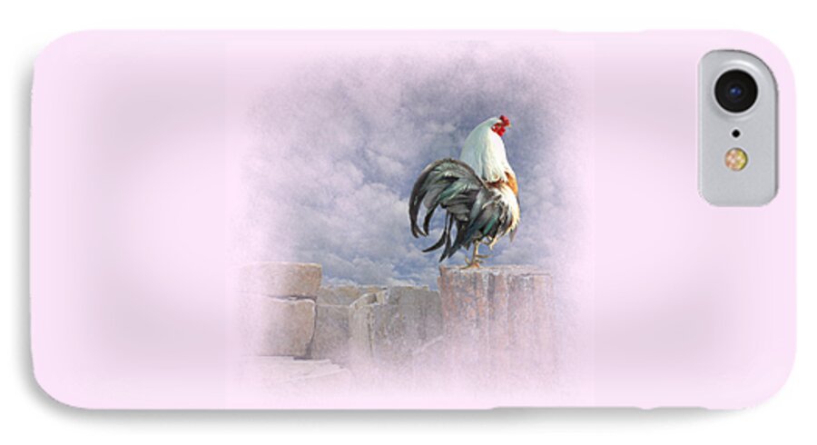 Rooster iPhone 7 Case featuring the photograph Mr Rooster #1 by Jeff Burgess