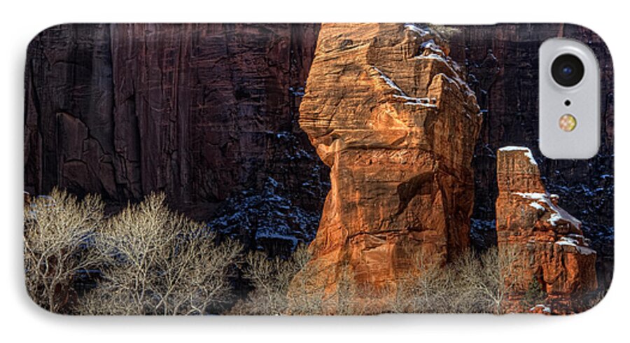 Zion National Park iPhone 7 Case featuring the photograph Zion National Park Utah #21 by Douglas Pulsipher