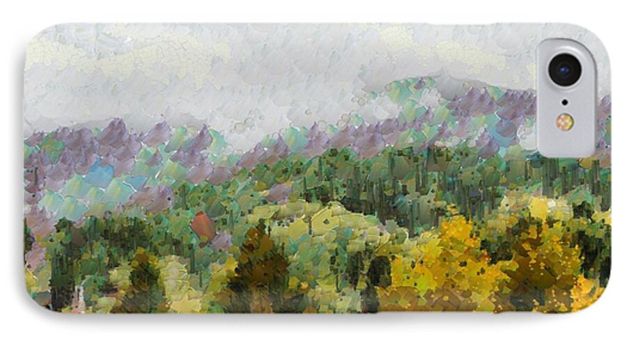Mist iPhone 7 Case featuring the digital art Araluen Valley Views #3 by Fran Woods