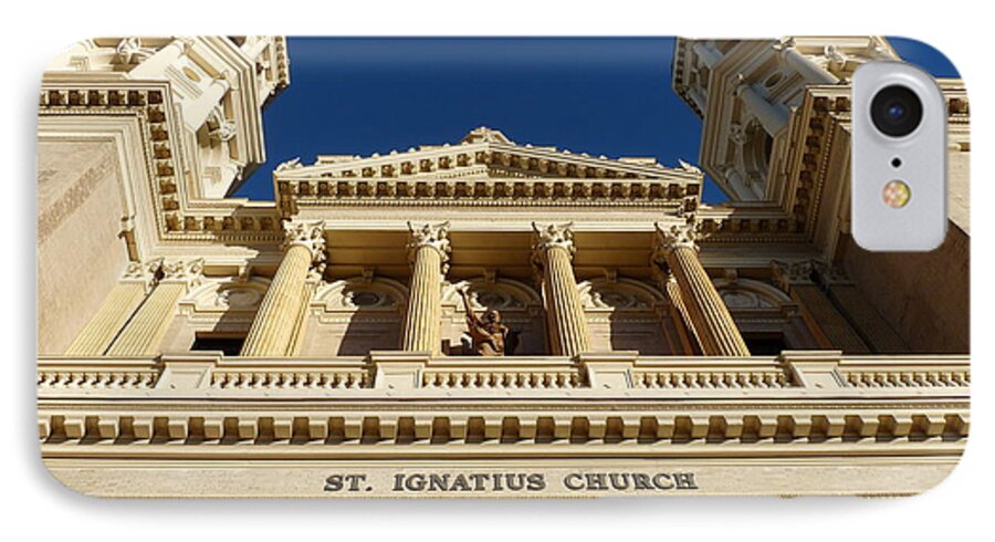 Saint Ignatius Catholic Church iPhone 7 Case featuring the photograph St. Ignatius Catholic Church #3 by Jeff Lowe