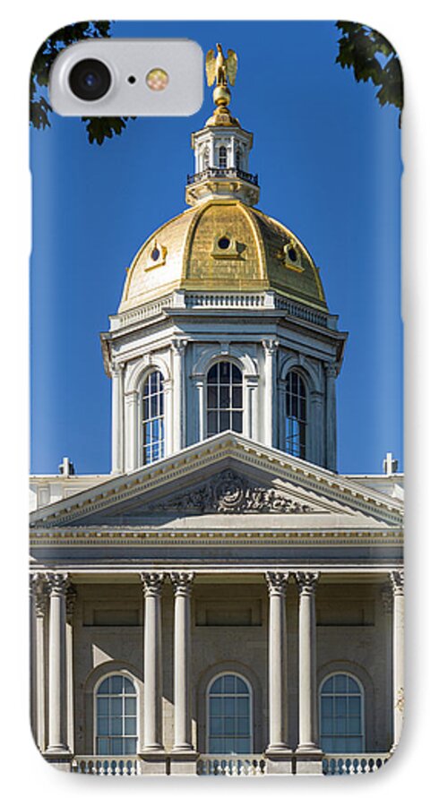Concord iPhone 7 Case featuring the photograph USA, New Hampshire, Concord, New #4 by Walter Bibikow