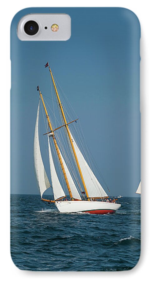 Boat iPhone 7 Case featuring the photograph USA, Massachusetts, Cape Ann #41 by Walter Bibikow