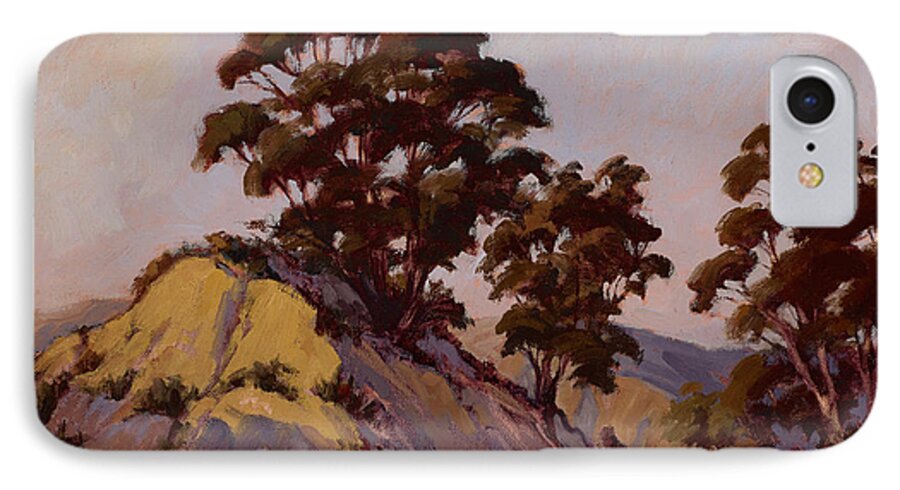 Trees iPhone 7 Case featuring the painting Ridge Eucalyptus by Jane Thorpe