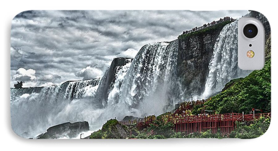 Canada iPhone 7 Case featuring the photograph Niagara Falls #8 by Prince Andre Faubert