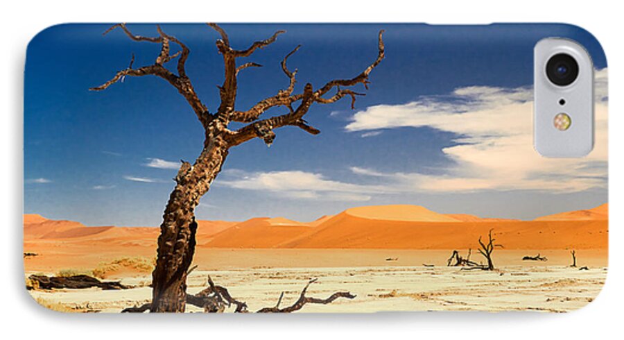 Desert iPhone 7 Case featuring the photograph A desert story by Juergen Klust