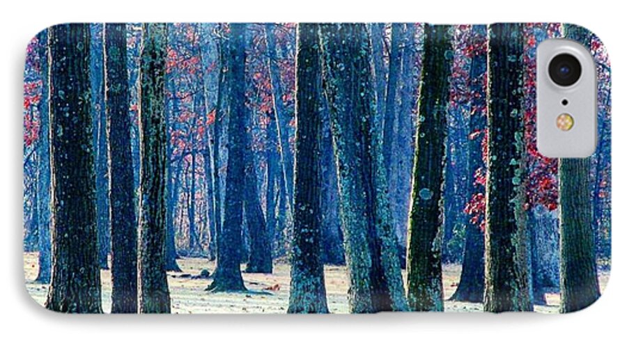 Trees iPhone 7 Case featuring the photograph A Gathering of Trees by Angela Davies