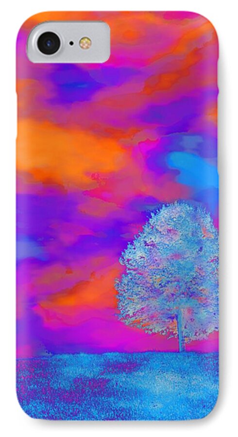 Mary Ogden Armstrong iPhone 7 Case featuring the digital art A midsummer night dream by Mary Armstrong