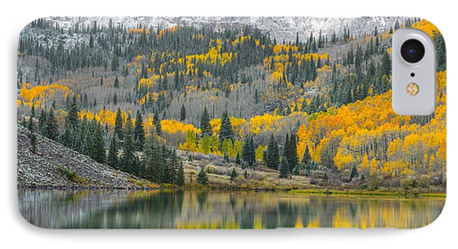 Aspens iPhone 7 Case featuring the photograph A Morning of Life by Tim Reaves