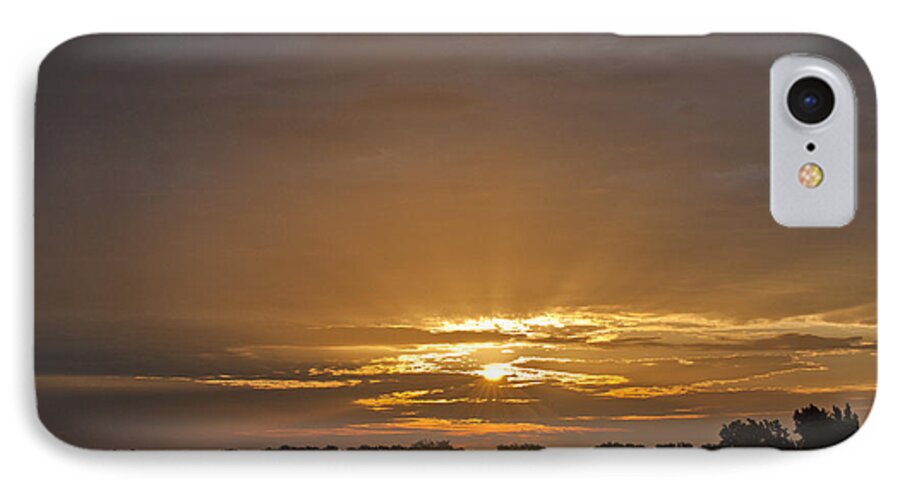 Sunrise iPhone 7 Case featuring the photograph A New Day - Sunrise in Texas by Todd Aaron