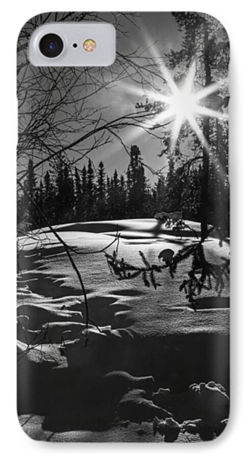 Sun iPhone 7 Case featuring the photograph A Ray of Sunshine by Valerie Pond