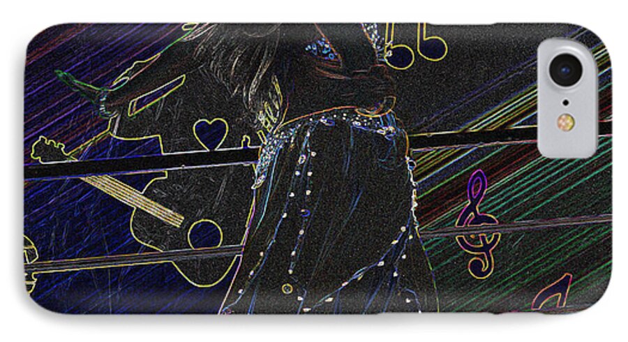Dancer iPhone 7 Case featuring the photograph Abstract Dancer by Audrey Robillard