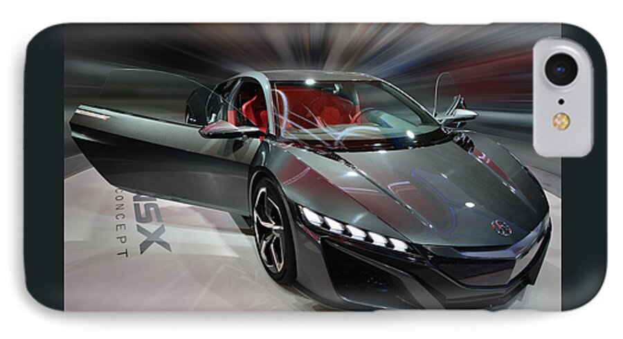 Acura iPhone 7 Case featuring the photograph Acura NSX Concept 2013 by Dragan Kudjerski